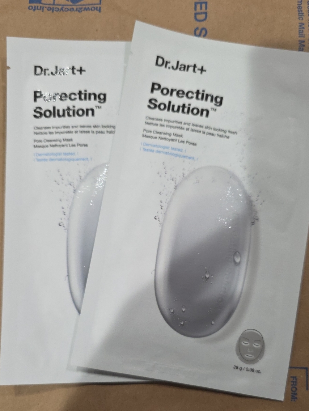 Dr. Jart+ Porecting Solution Pore Cleansing Mask - White Sachet 2masks